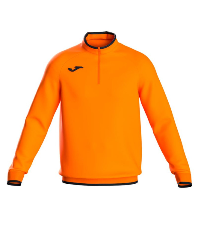 Sudadera Joma Combi Premium Naranja Negro Niño