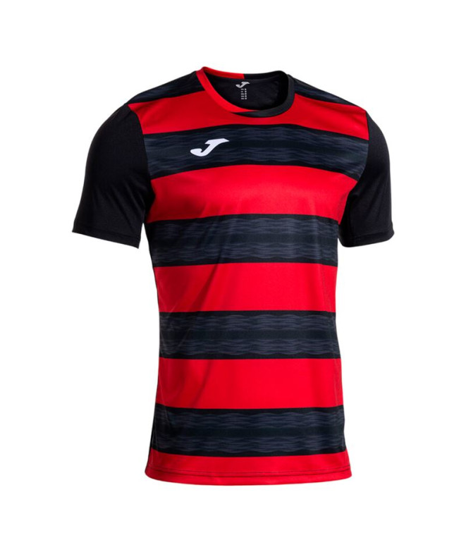 Camiseta Joma Tiger VII Negro Rojo Hombre