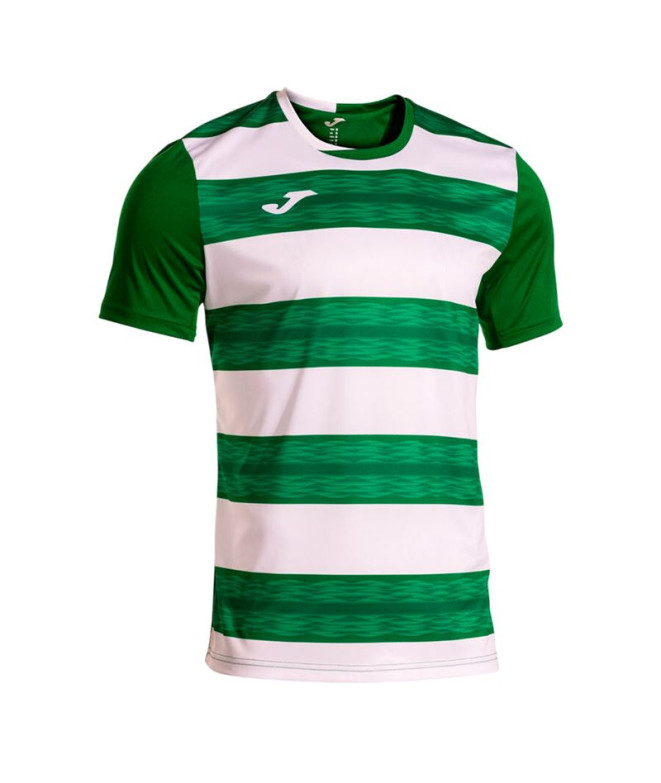Camiseta Joma Tiger VII Verde Blanco Niño