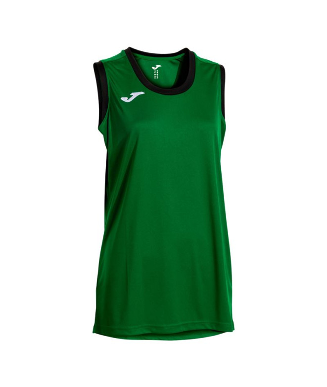 Camiseta Joma Cancha Verde Negro Mujer