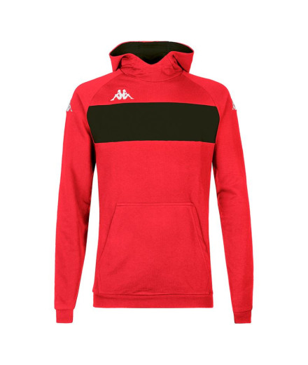 Sudadera Kappa Daccio Hombre Red/Black