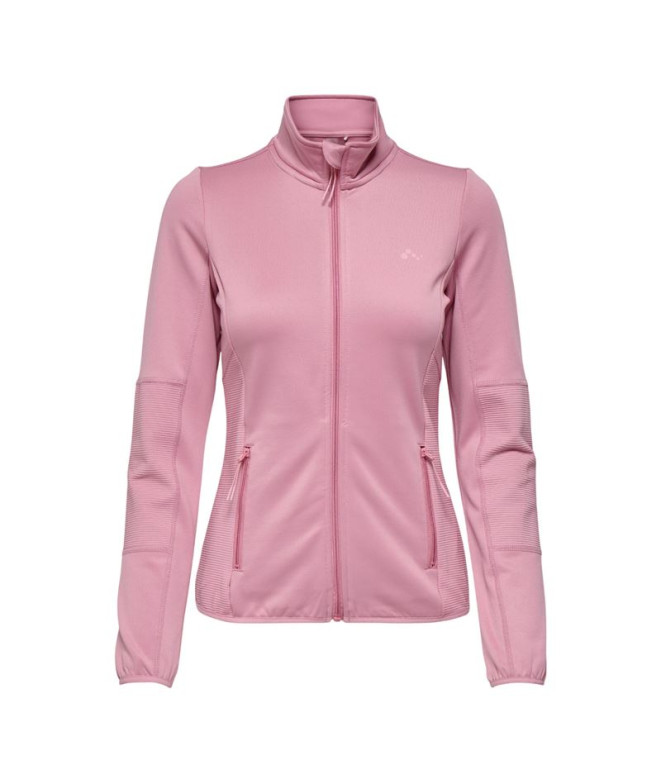 Chaqueta Only Onpjetta Hn Fz Ls Fleece Mujer Lilas