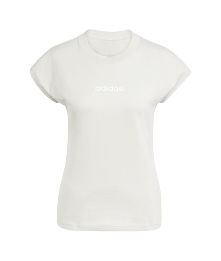 Camiseta adidas Linear Sj Mujer Crema