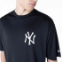 Camiseta New Era New York Yankees League Essential Hombre Negro