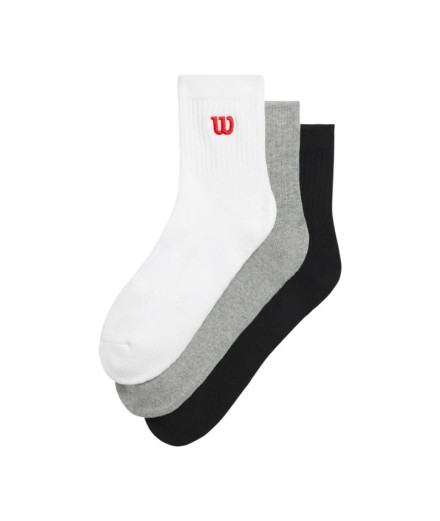 Calcetines de Tenis Wilson Quarter Top Sock Blanco...