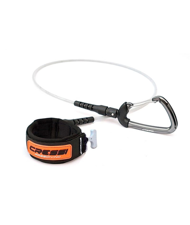 Lanyard Cressi Apnea Mosquetón Aluminio 100Cm