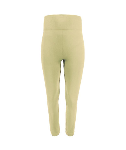 Pantalones Joluvi Mia Capri W Legging Mujer Amarillo Claro