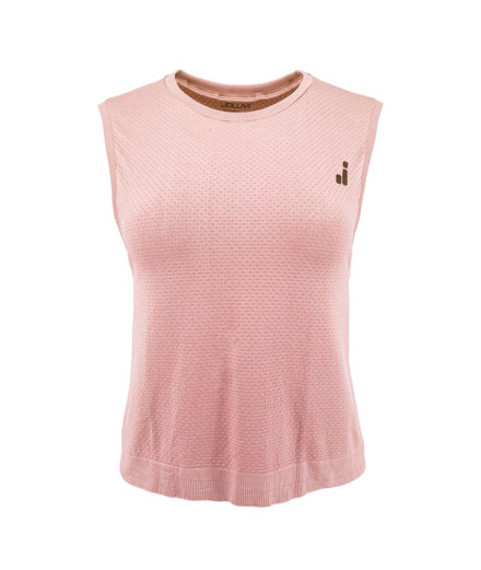 Top de montaña Joluvi Mia Croptop W Mujer Rosa Palo