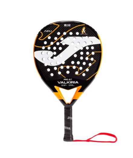 Pala de Pádel Joma Valkiria Pro Negro Naranja Unisex