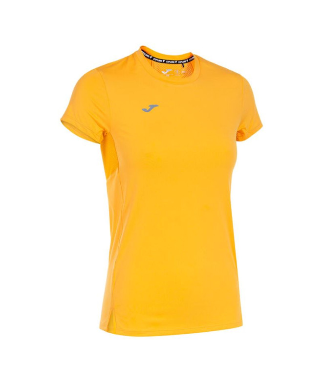 Camiseta Joma Manga Corta Explorer Mujer Naranja
