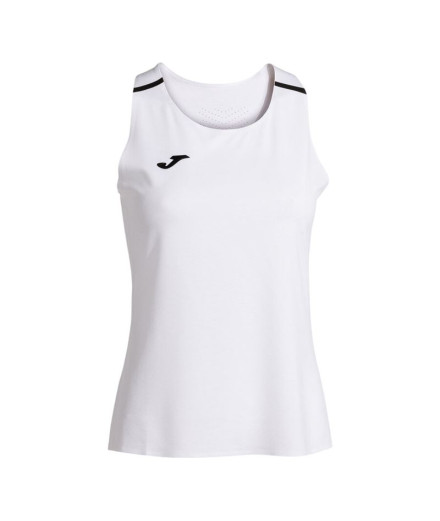 Camiseta de Pádel Joma Ranking Mujer Blanco