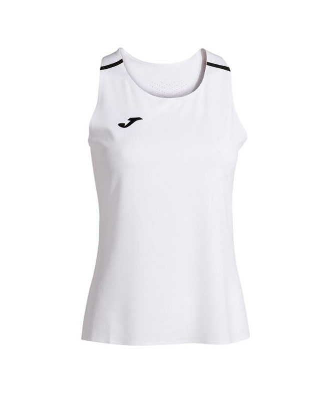 Camiseta de Pádel Joma Ranking Mujer Blanco