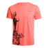 Camiseta de Montaña Trangoworld Nubes Hombre Naranja