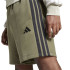 Pantalones adidas 3Bandas French Terry Hombre Verde Oscuro/Negro