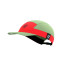 Gorra de Running Compressport 5 Panel Rojo/Verde