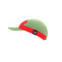 Gorra de Running Compressport 5 Panel Rojo/Verde