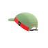 Gorra de Running Compressport 5 Panel Rojo/Verde