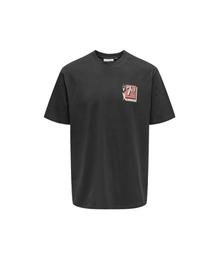 Camiseta ONLY & SONS Ons7Up Rlx Ss Hombre Phantom