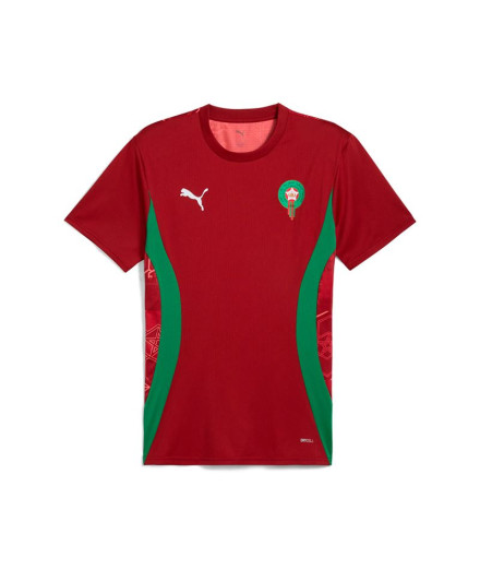 Camiseta Puma Marruecos Prematch Ss Hombre Rojo