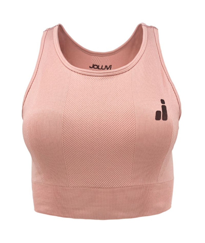 Top de montaña Joluvi Mia W Mujer Rosa Palo