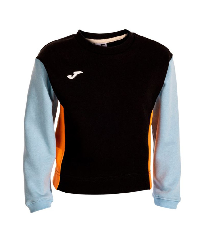 Sudadera Joma Stripe Adventure Negro Turquesa...
