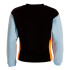 Sudadera Joma Stripe Adventure Negro Turquesa Naranja Infantil