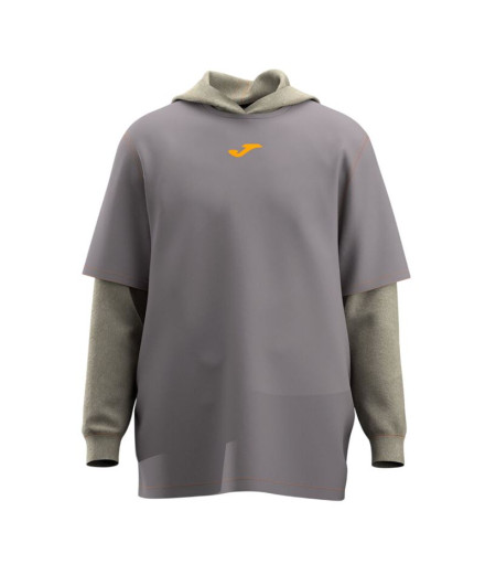 Sudadera Joma Con Capucha Mimetic Antracita Gris Medio