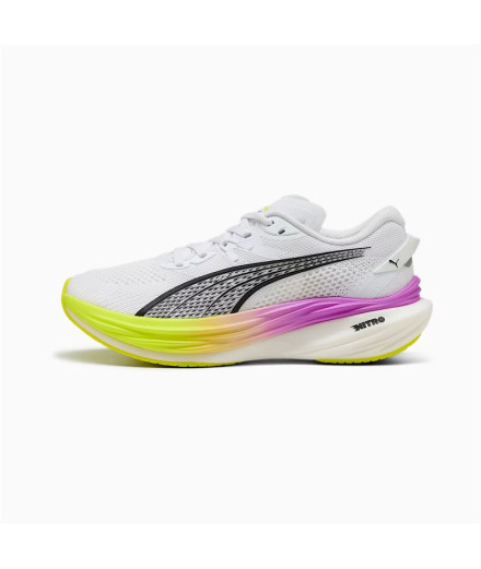 Zapatillas de Running Puma Deviate Nitro 3 Mujer Blanco/Rosa