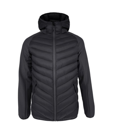 Chaqueta de Montaña Joluvi Hibrida Corno Negro