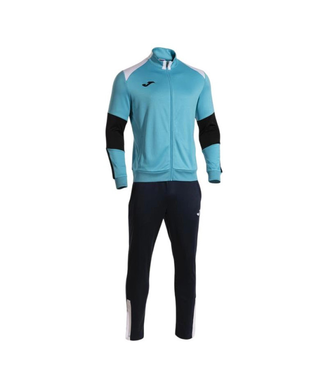Chándal Joma Danubio Hombre Turquesa Flúor/Negro