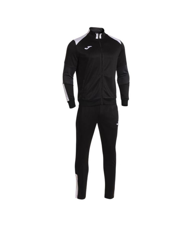 Chándal Joma Danubio Hombre Negro/Blanco