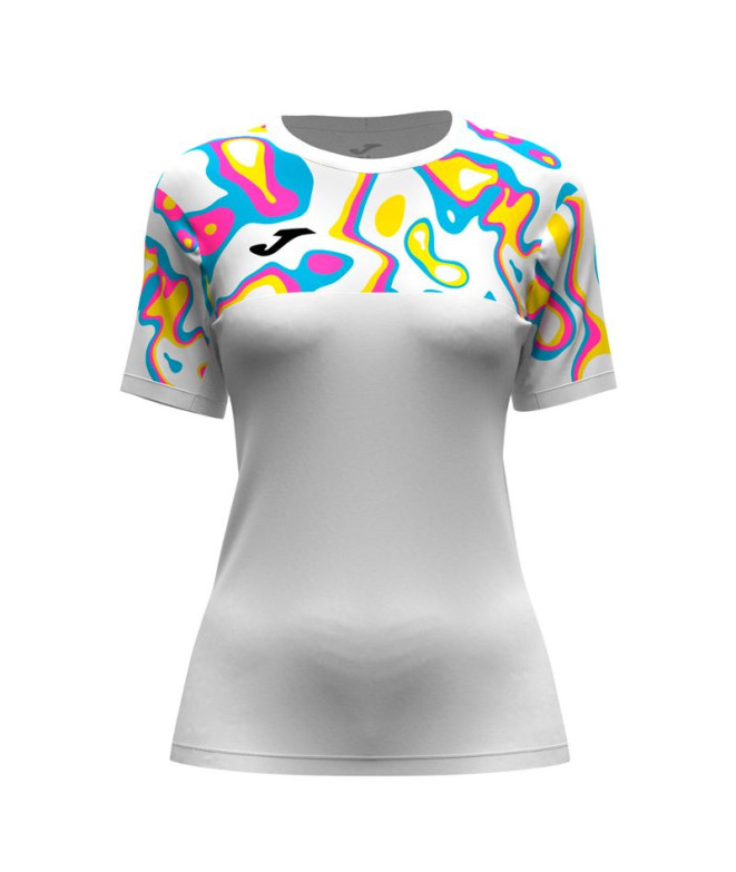 Camiseta de Tenis Joma Torneo Capsule Blanco Niña