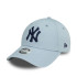 Gorra New Era LEAGUE ESS 9TWENTY New York Yankees Pastel Blue Mujer