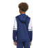 Chaqueta de Fútbol adidas Squadra25 Hood Infantil Azul/Blanco