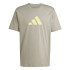 Camiseta adidas Future Icons 3Bar Hombre Beige