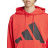 Sudadera adidas Big Logo French Terry Hd Hombre Rojo/Negro