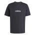 Camiseta adidas Linear Sj Hombre Negro/Blanco