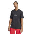 Camiseta adidas Linear Sj Hombre Negro/Blanco