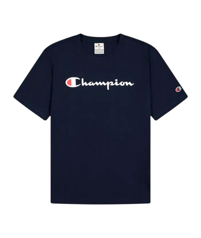 Camiseta Champion Crewneck T-Shirt Hombre Azul...