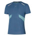 Camiseta de Running Mizuno Dryaeroflow Tee Hombre Negro
