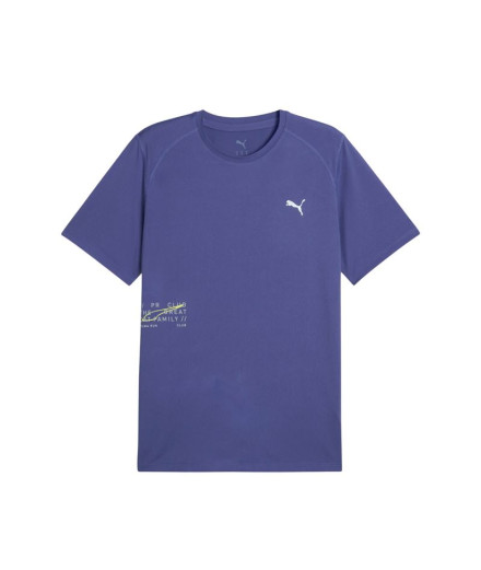 Camiseta de Running Puma Run Graphic Hombre Azul