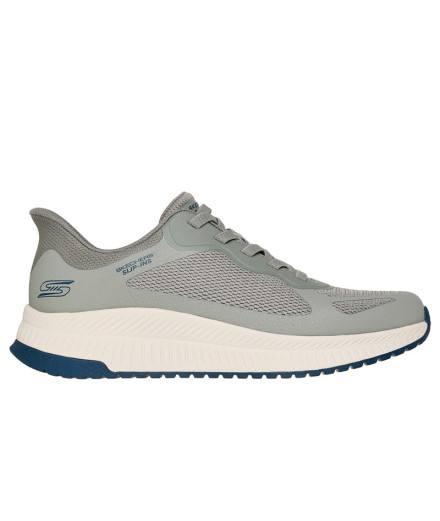 Zapatillas Skechers Slip-Ins Bobs Squad 4 Hombre Verde...