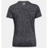 Camiseta de Fitness Under Armour Tech SSC- Twist Mujer Negro