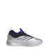 Zapatillas de Baloncesto adidas Dame 9 Plata metalizado / Negro núcleo / Azul lúcido