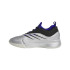 Zapatillas de Baloncesto adidas Dame 9 Plata metalizado / Negro núcleo / Azul lúcido
