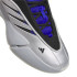 Zapatillas de Baloncesto adidas Dame 9 Plata metalizado / Negro núcleo / Azul lúcido