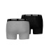 Calzoncillos de Puma Everyday Basic Hombre Gris Melange/Negro
