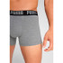 Calzoncillos de Puma Everyday Basic Hombre Gris Melange/Negro