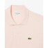 Polo Lacoste Chemise Col Bord-Cotes Manches Courtes Hombre Rosa Claro