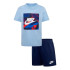 Camiseta Nike Nkn Club Express Ss Tee Short Infantil Marino